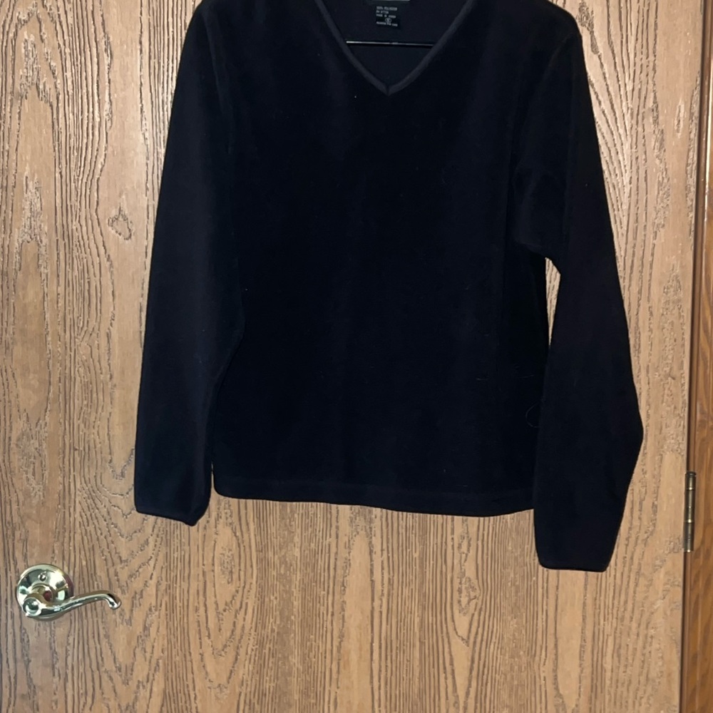 Black V-Neck Men's Sweater